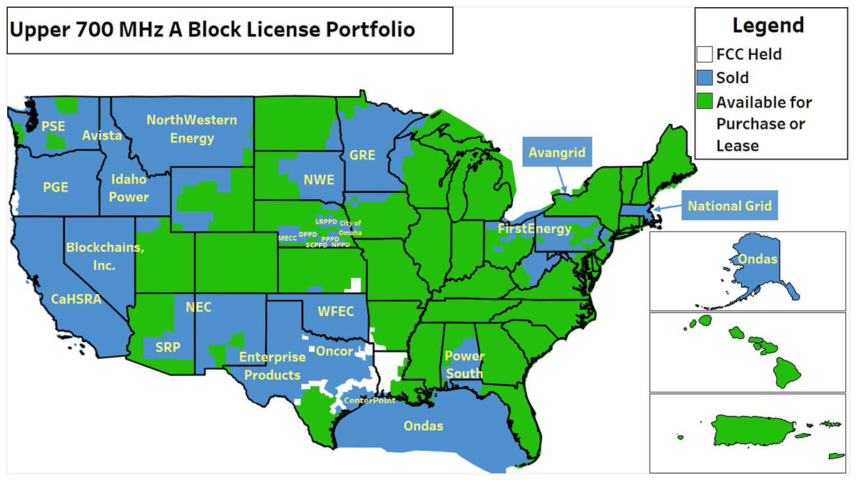 Upper 700 MHz A Block